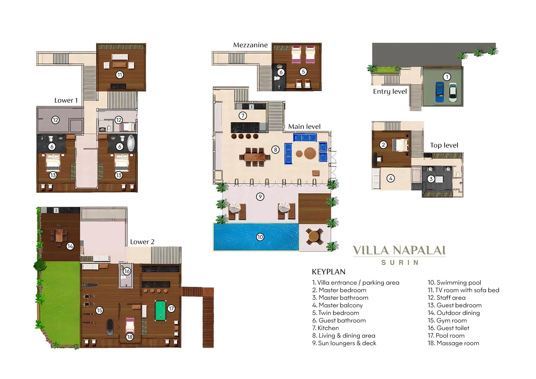 Villa Napalai - Floor Plan
